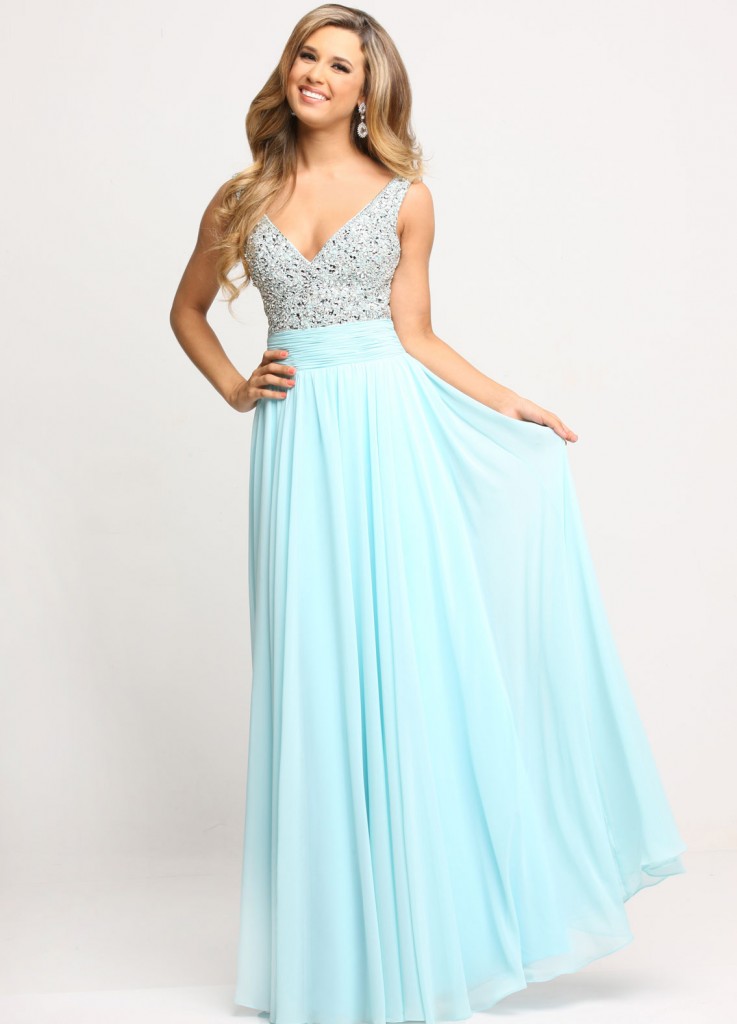 Beautiful in Blue: 9 Navy & Turquoise Gowns for Prom 2017 - Sparkle ...