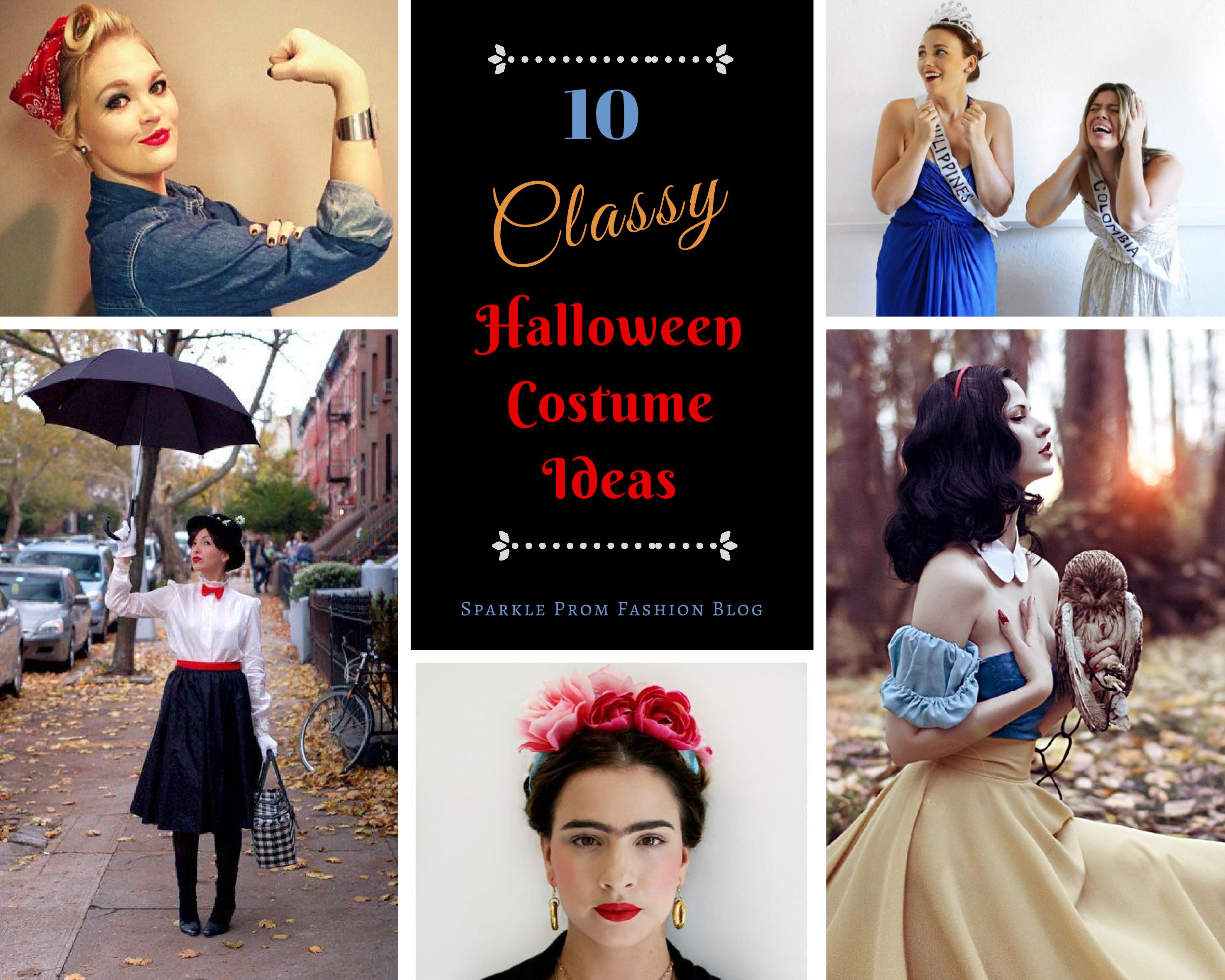 10 Classy Halloween Costume Ideas – Sparkle Prom Fashion Blog