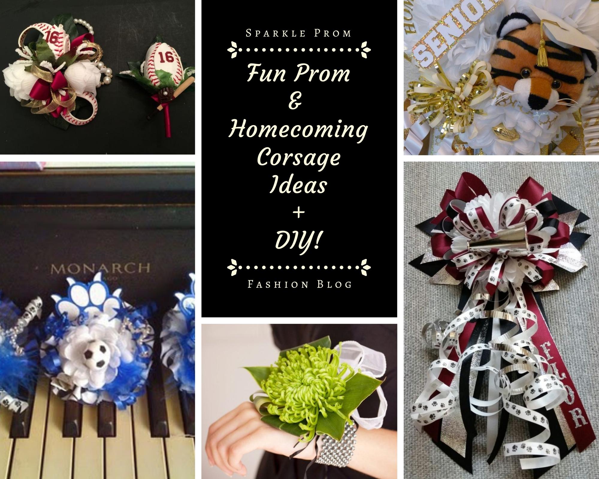 Prom & Homecoming Corsage Ideas + DIY Tutorials