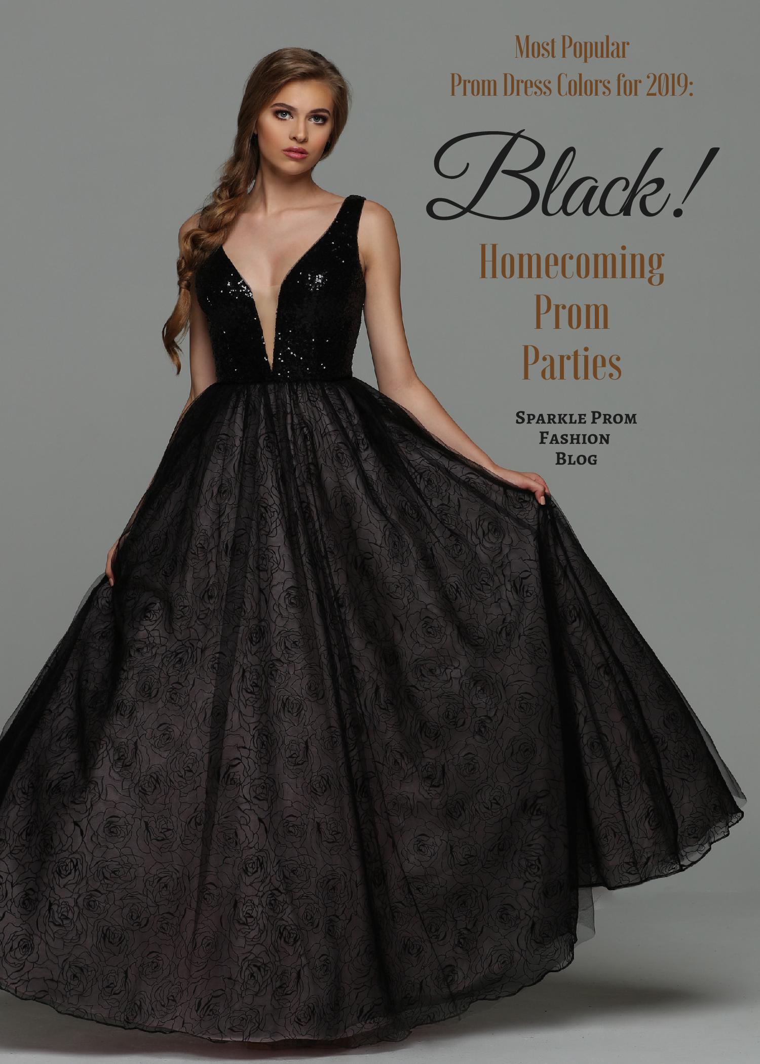 Most Popular Prom Dress Colors for 2019 Black Prom Dresses – Sparkle Prom Fashion Blog