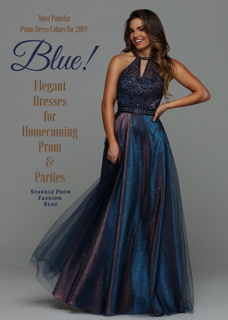 Most Popular Prom Dress Colors for 2019 Blue Prom Dresses 