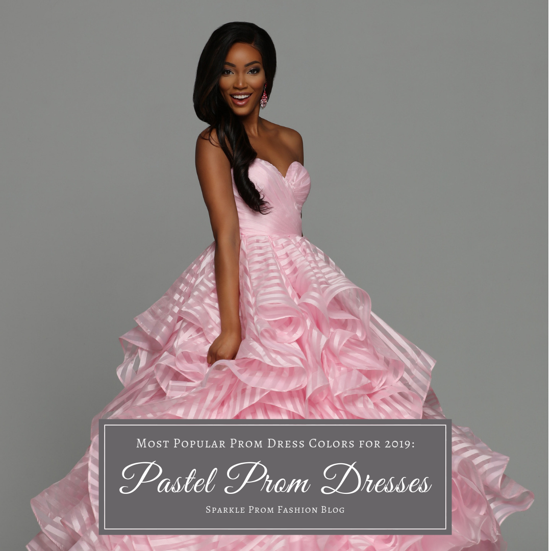 Popular Prom Dress Colors 2019 Pastel Prom Dresses