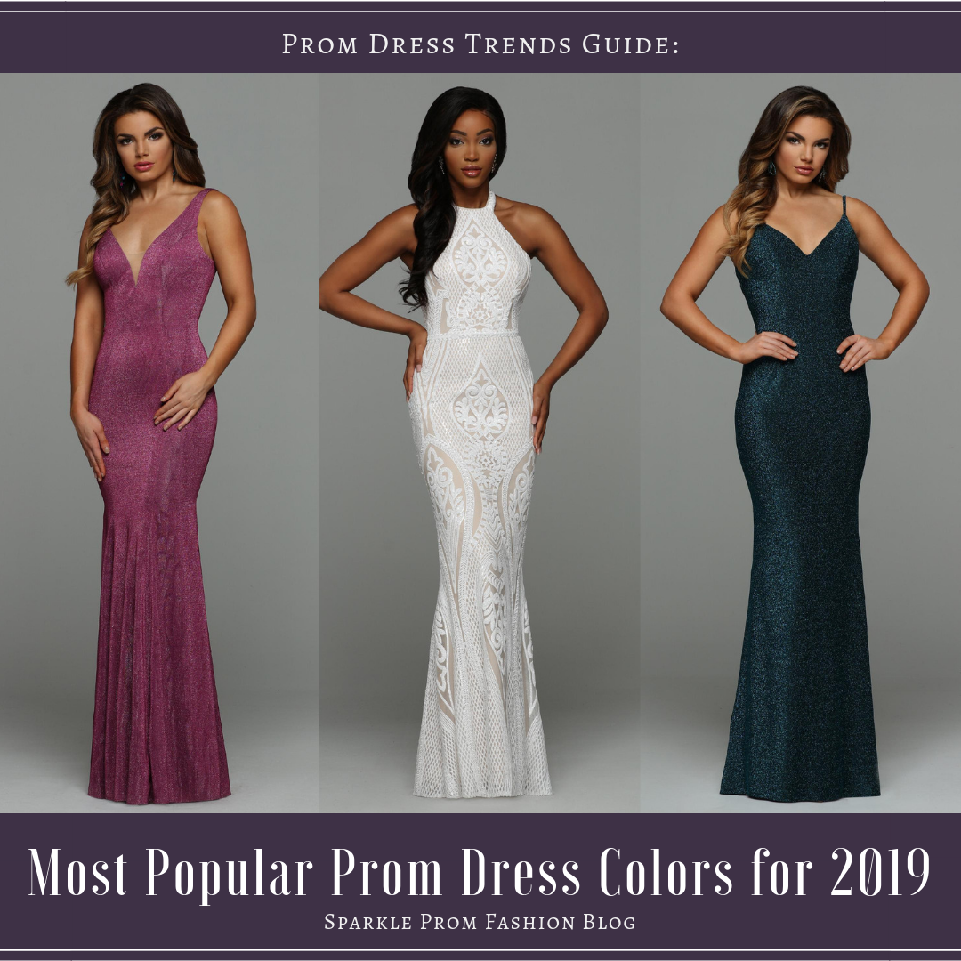 Popular prom outlet dress colors 2019