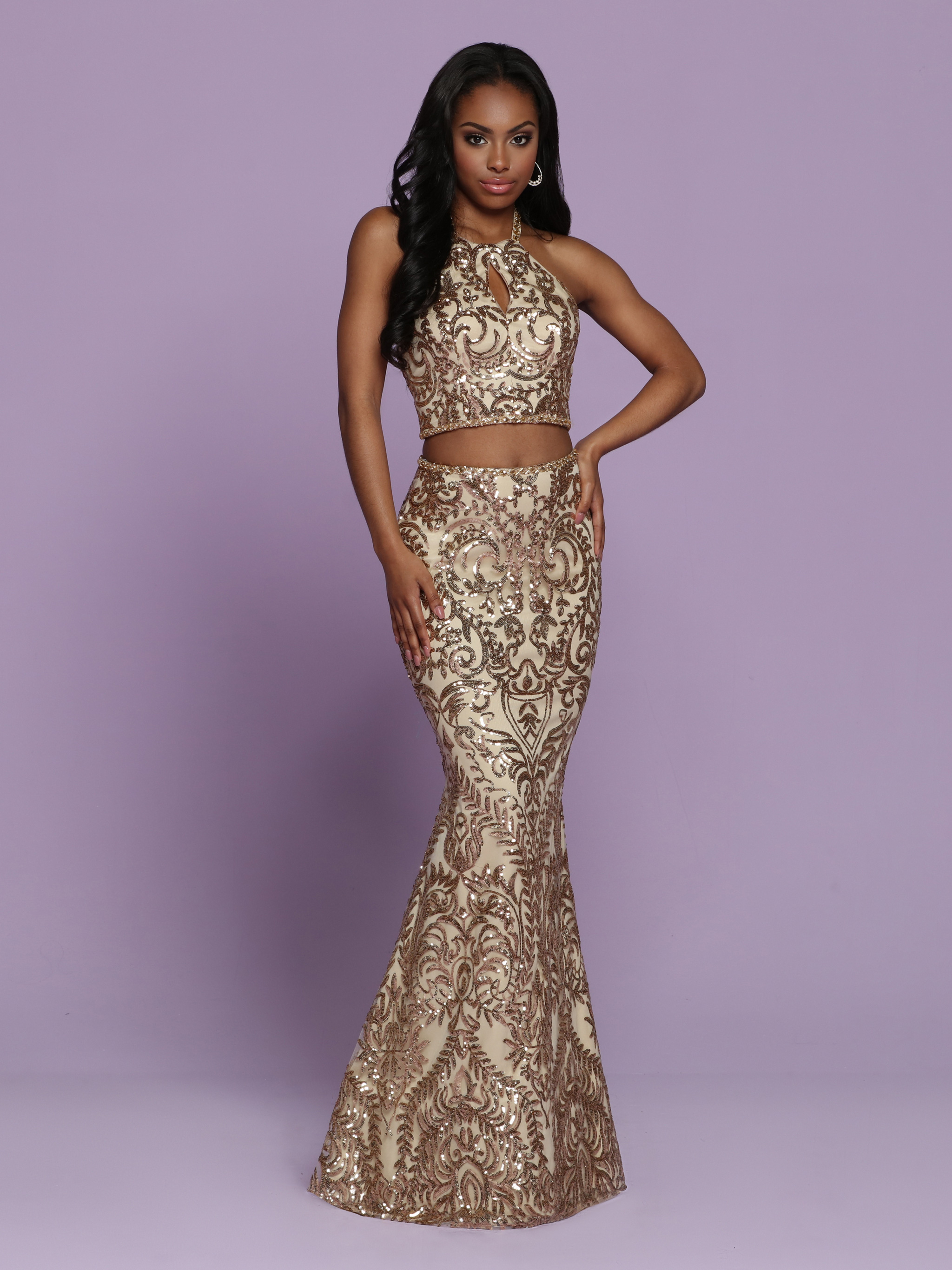 Two piece 2025 prom dresses