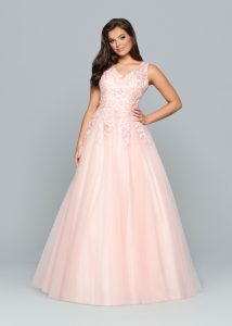 Modest Ball Gown: Sparkle Prom Style #72152