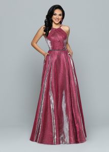 Modest A-Line: Sparkle Prom Style #72168
