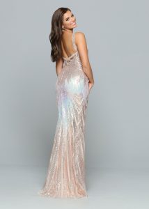 Fit & Flare Prom Dress Sparkle Prom Style #72208