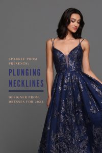 Plunging V-Neckline Prom Dresses for 2023