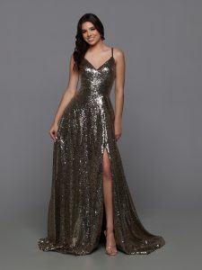Gold & Yellow Prom Dresses for 2023: Sparkle Prom Style #72225
