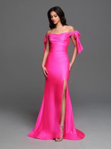 Hot Pink Prom Dresses for 2023: Sparkle Prom Style #72263